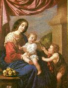 Francisco de Zurbaran virgin and child with st, oil painting on canvas